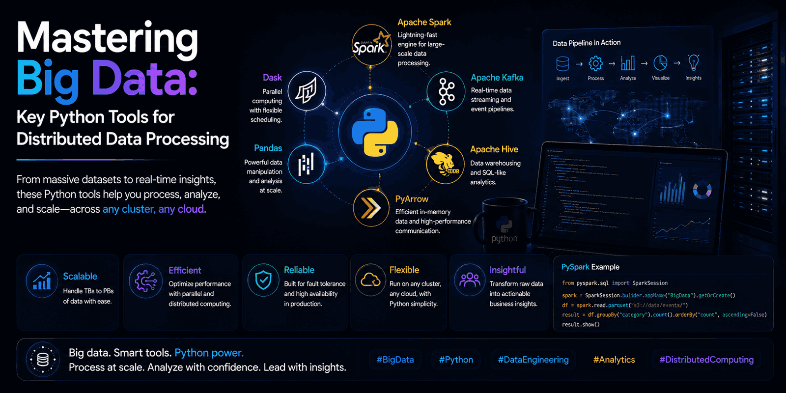 Key Python Tools for Distributed Data Processing
