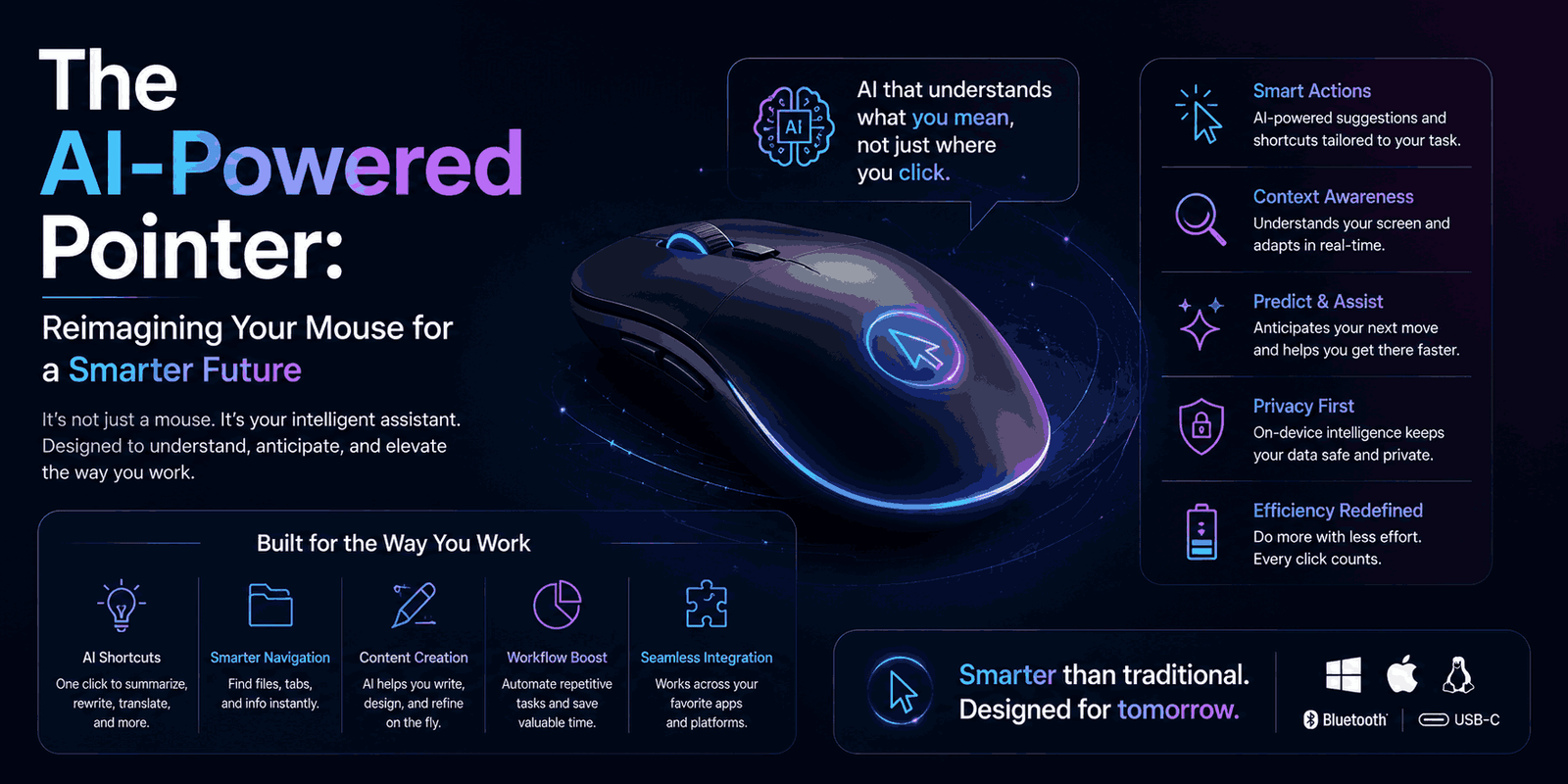 The AI-Powered Pointer Reimagining Your Mouse for a Smarter Future